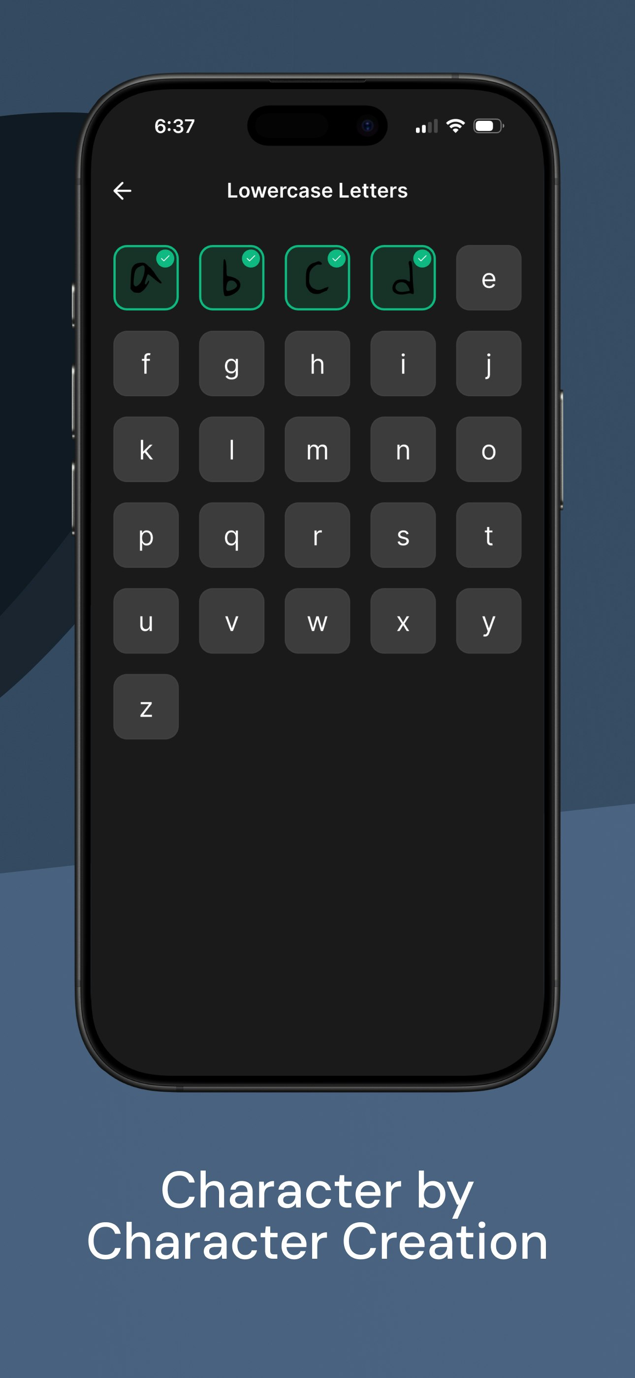 Handwriting Font Maker - Screenshot 4 showing product features and functionality