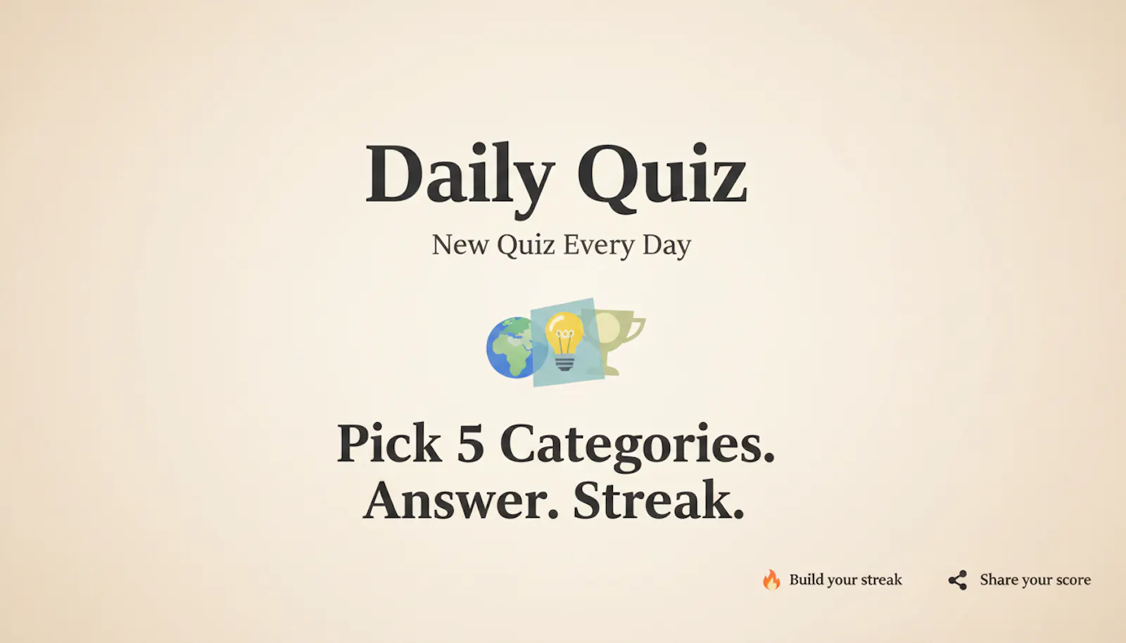 Daily Trivia Quest screenshot 1