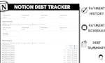 Notion Debt Tracker image