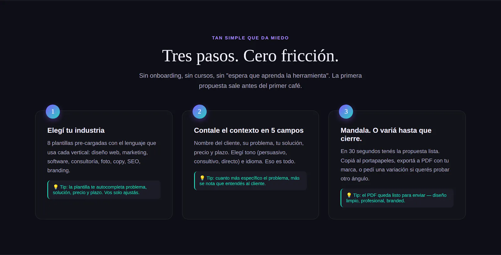 ProposalGenia screenshot 3