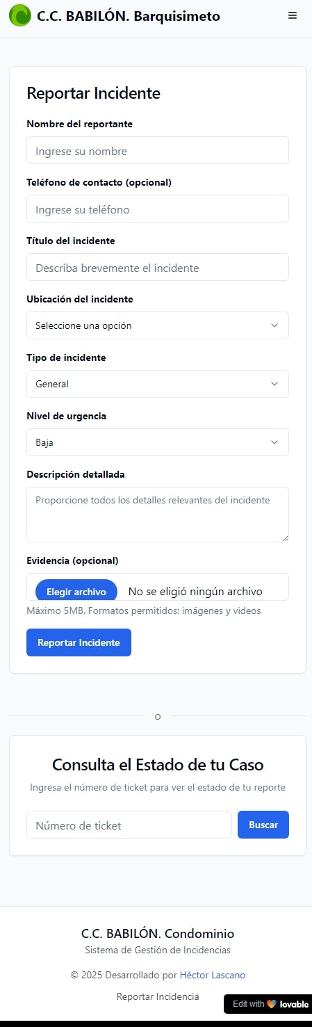 Rastreador de incidentes de Babilon - Gestiona incidencias y tareas de manera eficiente. media 1
