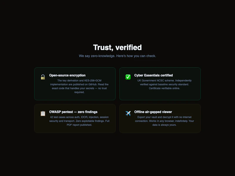 SealedKeys screenshot 3
