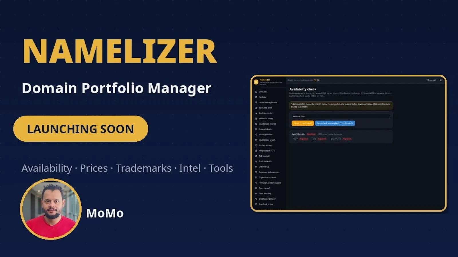Namelizer 2.0 screenshot 1 (video preview)