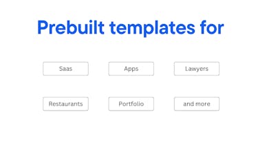 Awesome Landing page templates gallery image