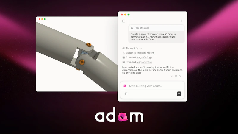 Adam CAD Copilot screenshot 2