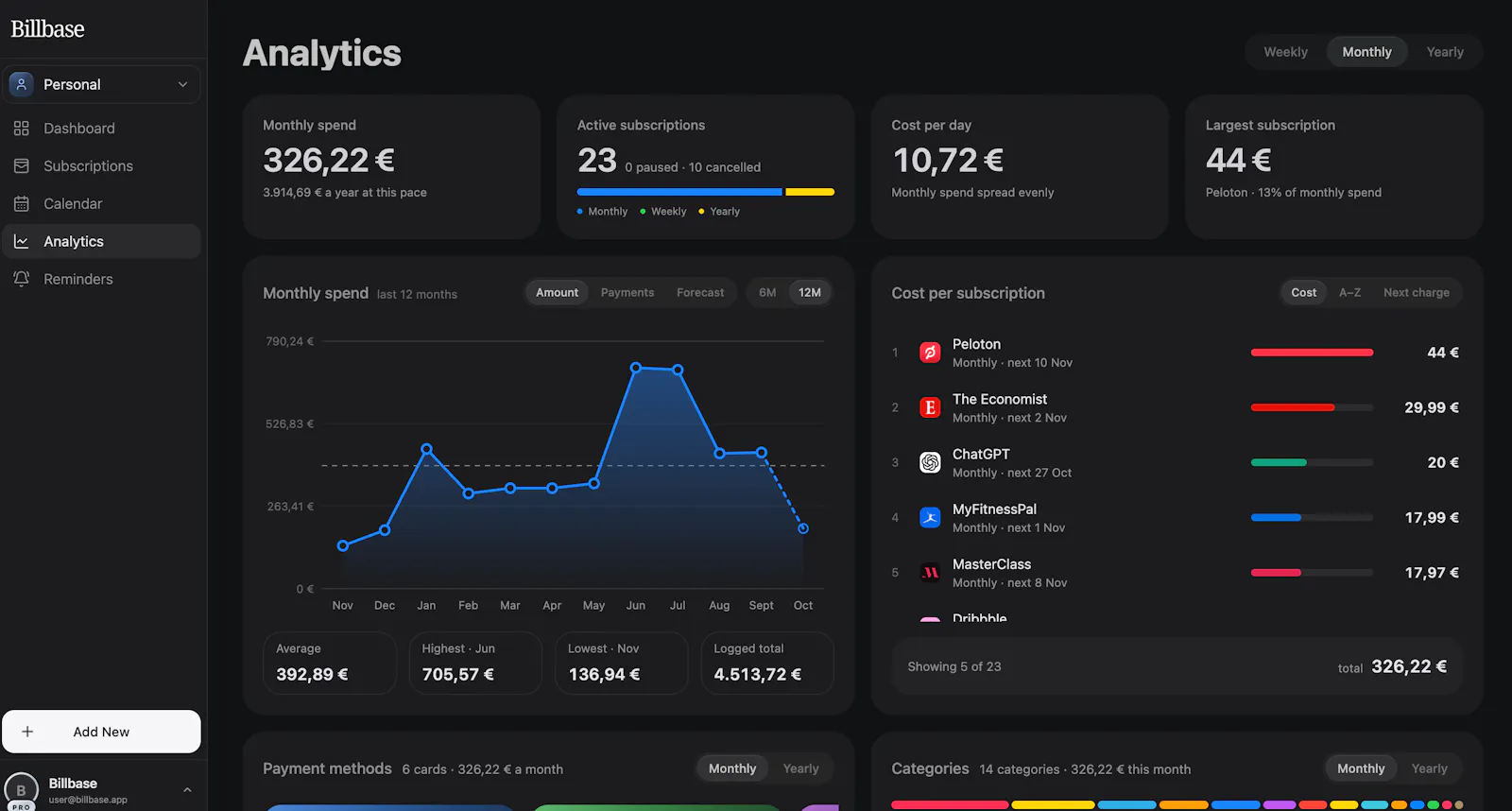 Billbase screenshot 4