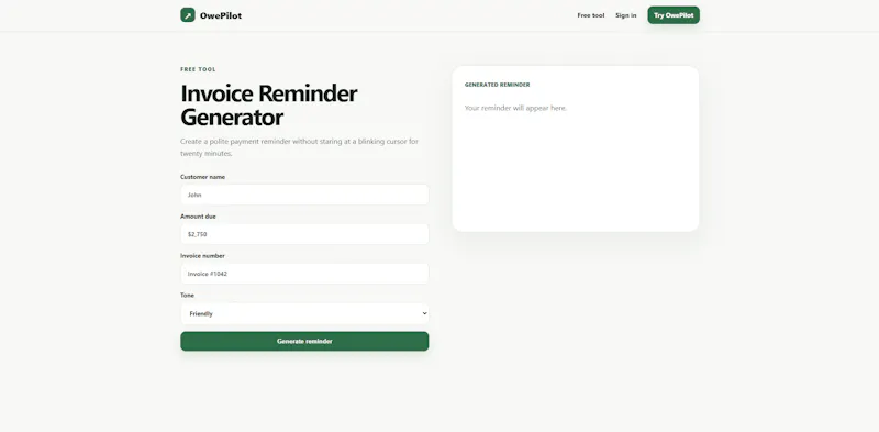OwePilot screenshot 4