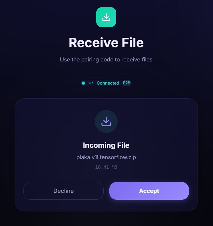 FluxShare - P2P File Transfer gallery image