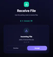 FluxShare - P2P File Transfer gallery image