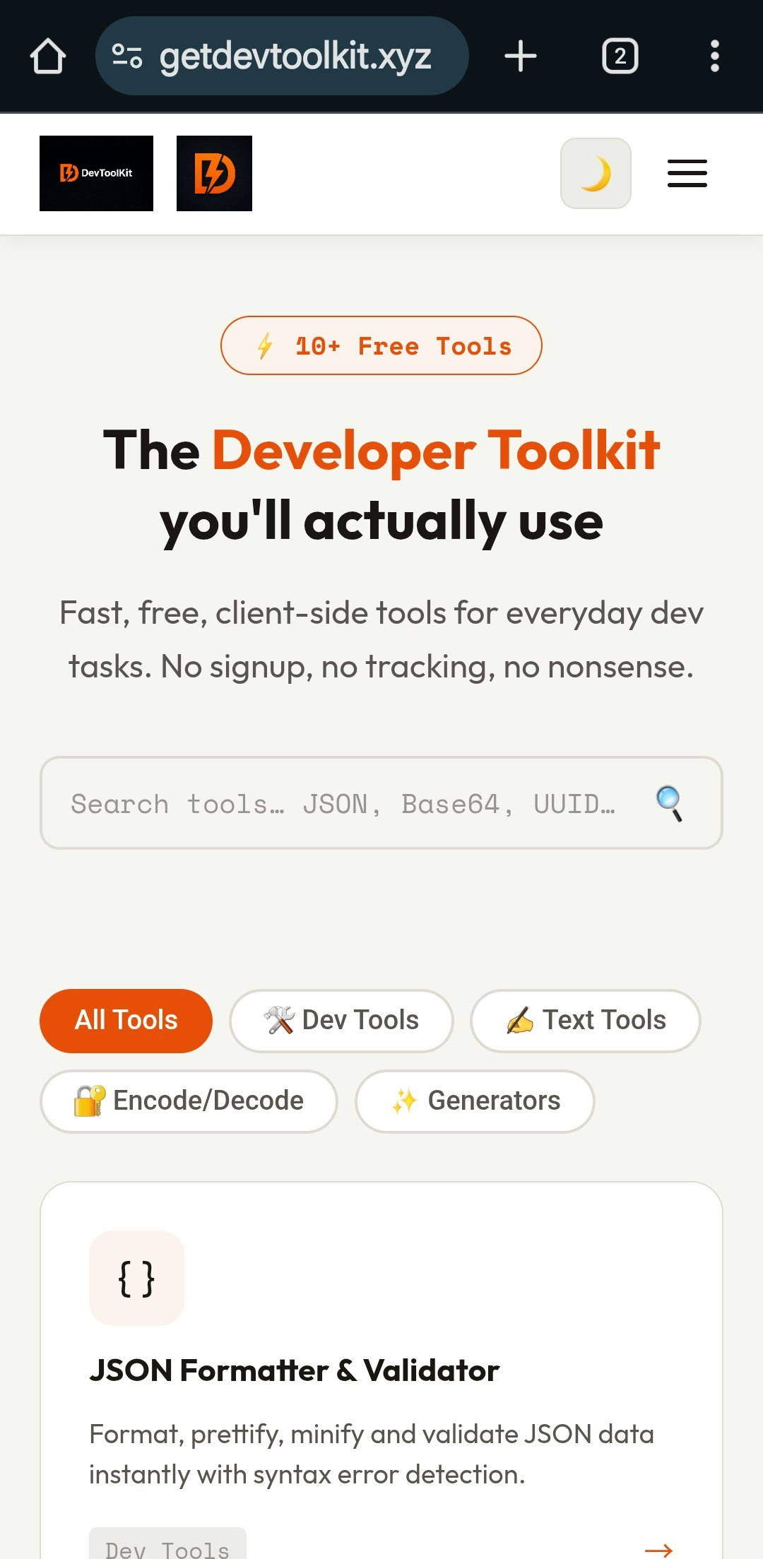 DevToolKit gallery image