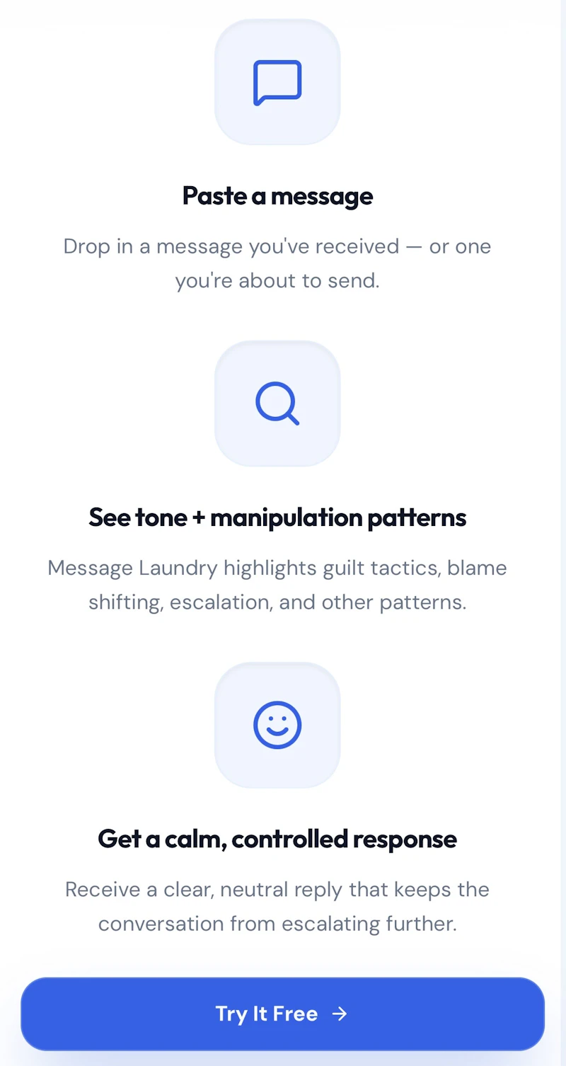 Message Laundry screenshot 3