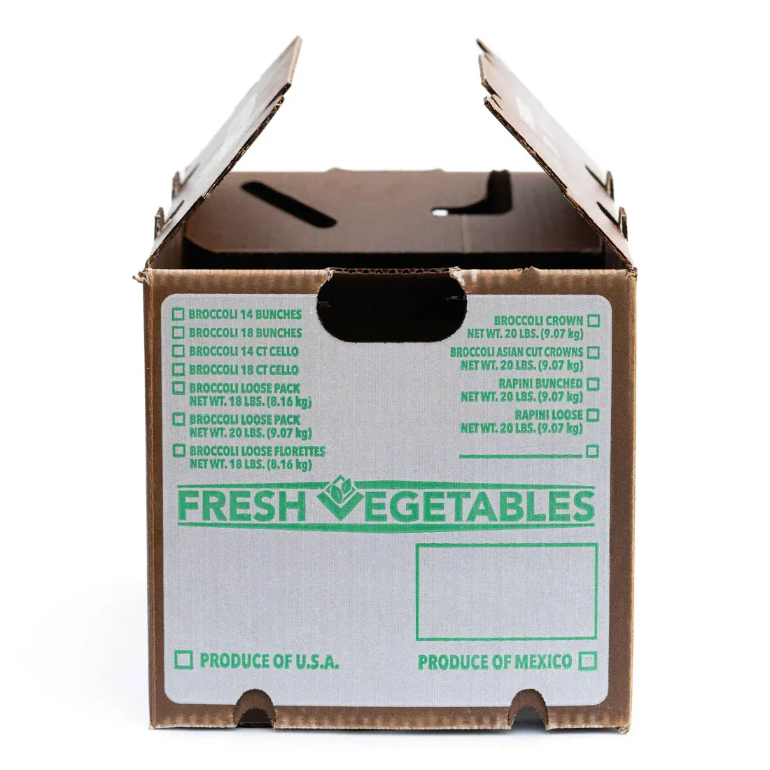 Waxed Broccoli Shipping Carton gallery image