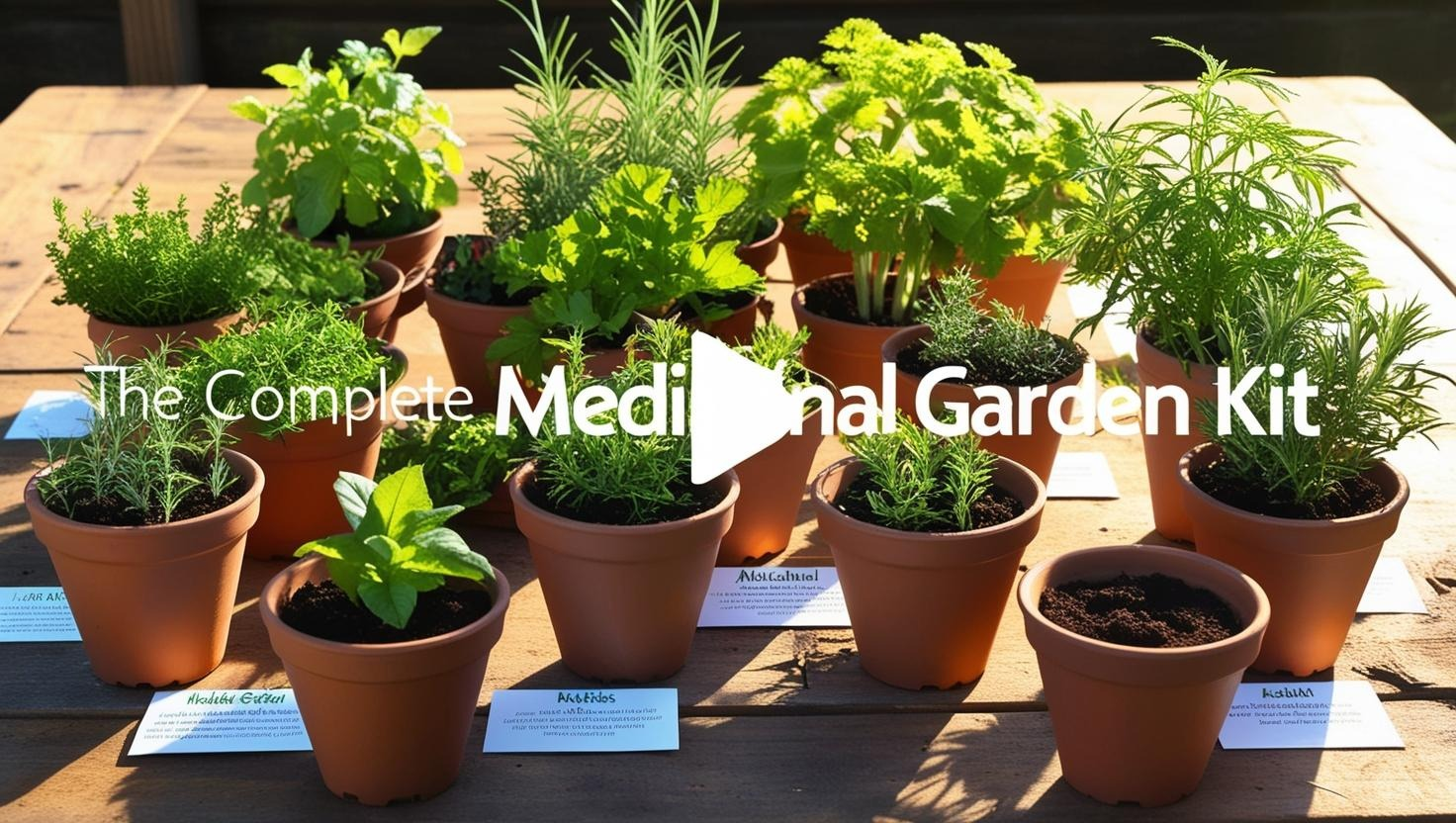 وسائط طقم الحديقة الطبية - #nature #plants #natureremedies #ownlants 4