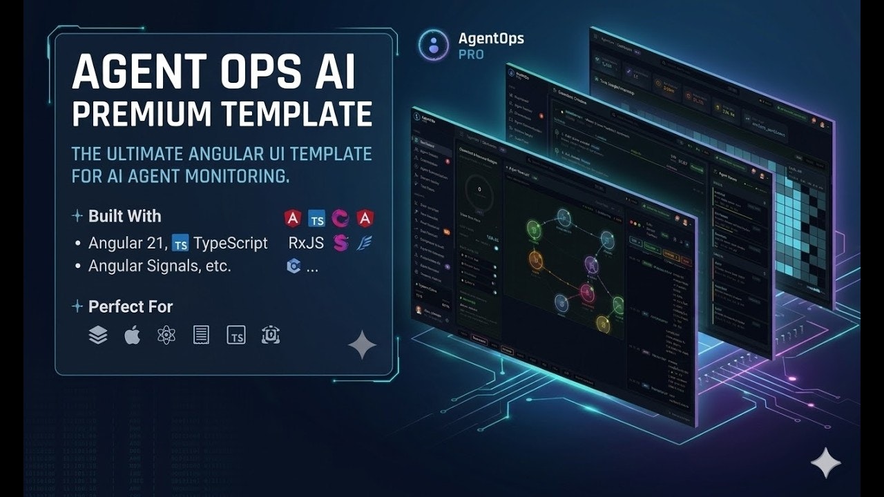 AgentOps - AI Angular Template gallery image