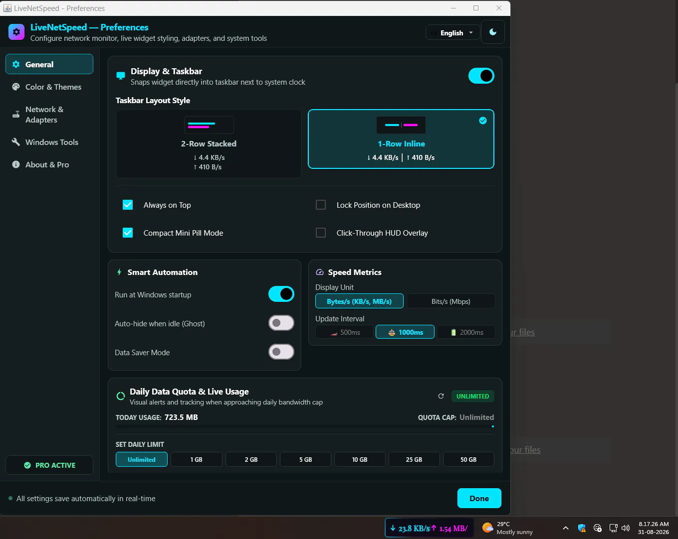 Live Net Speed Pro gallery image