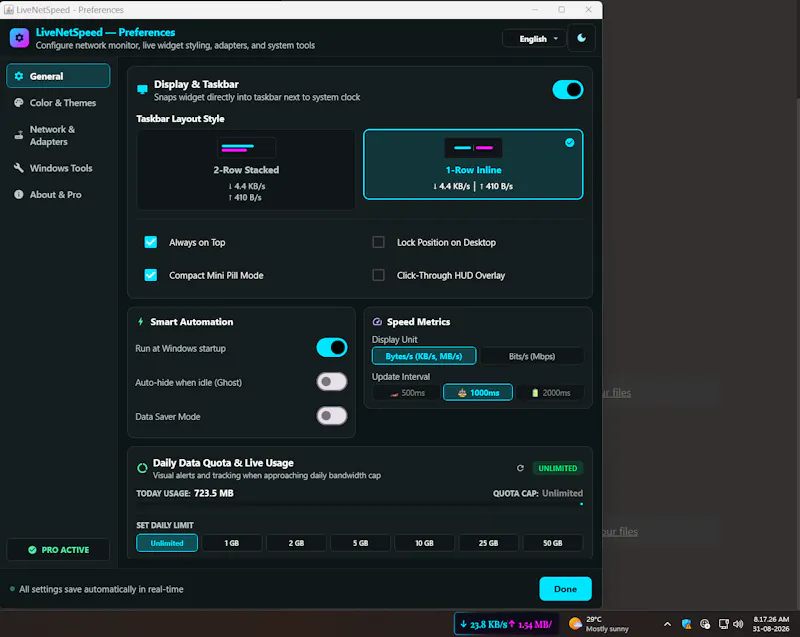 Live Net Speed Pro screenshot 5