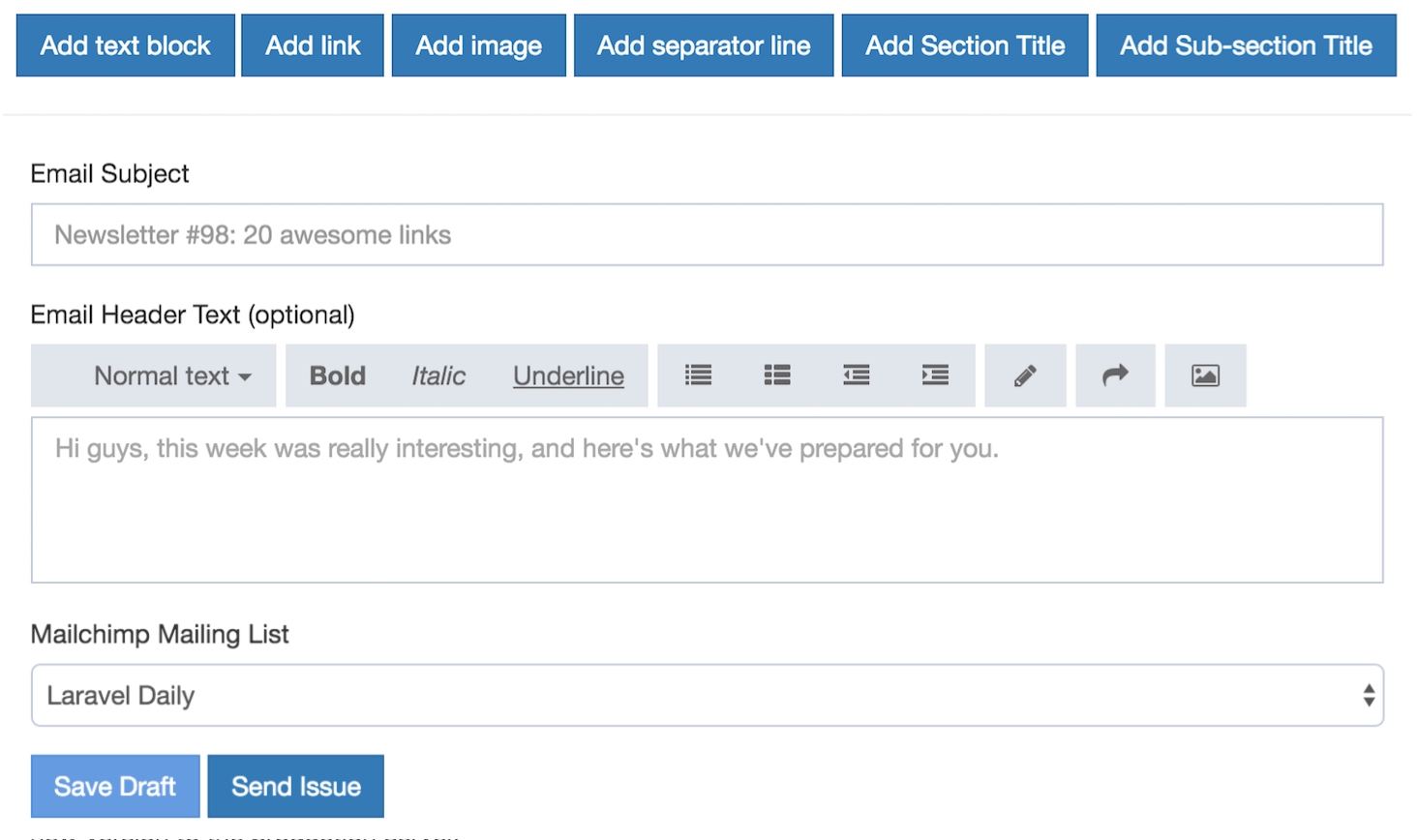 LinksLetter gallery image