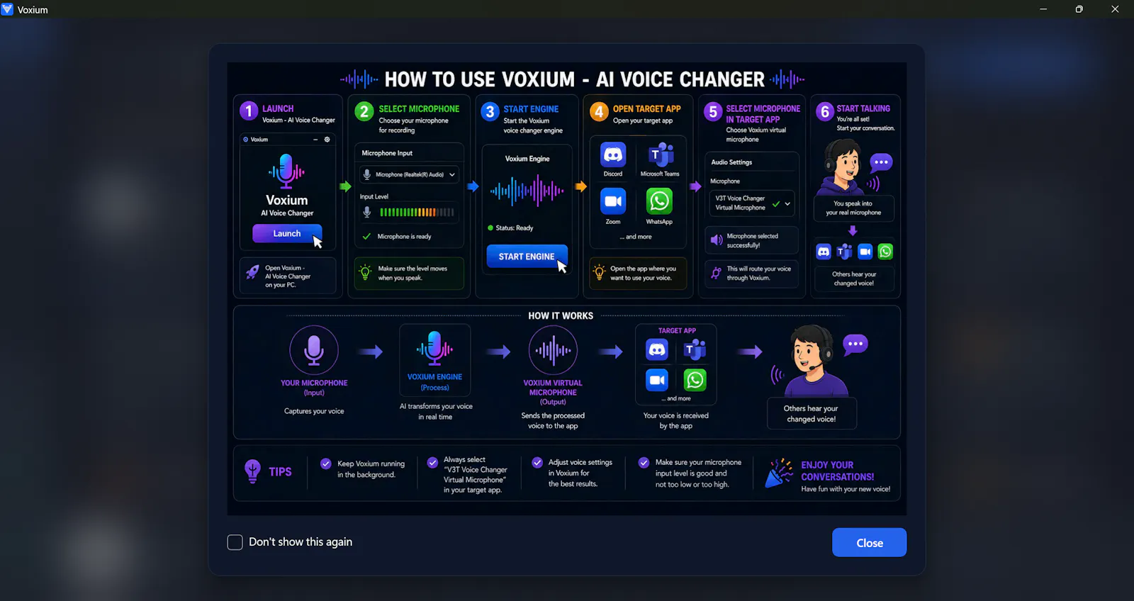Voxium - Realtime AI Voice Changer screenshot 5