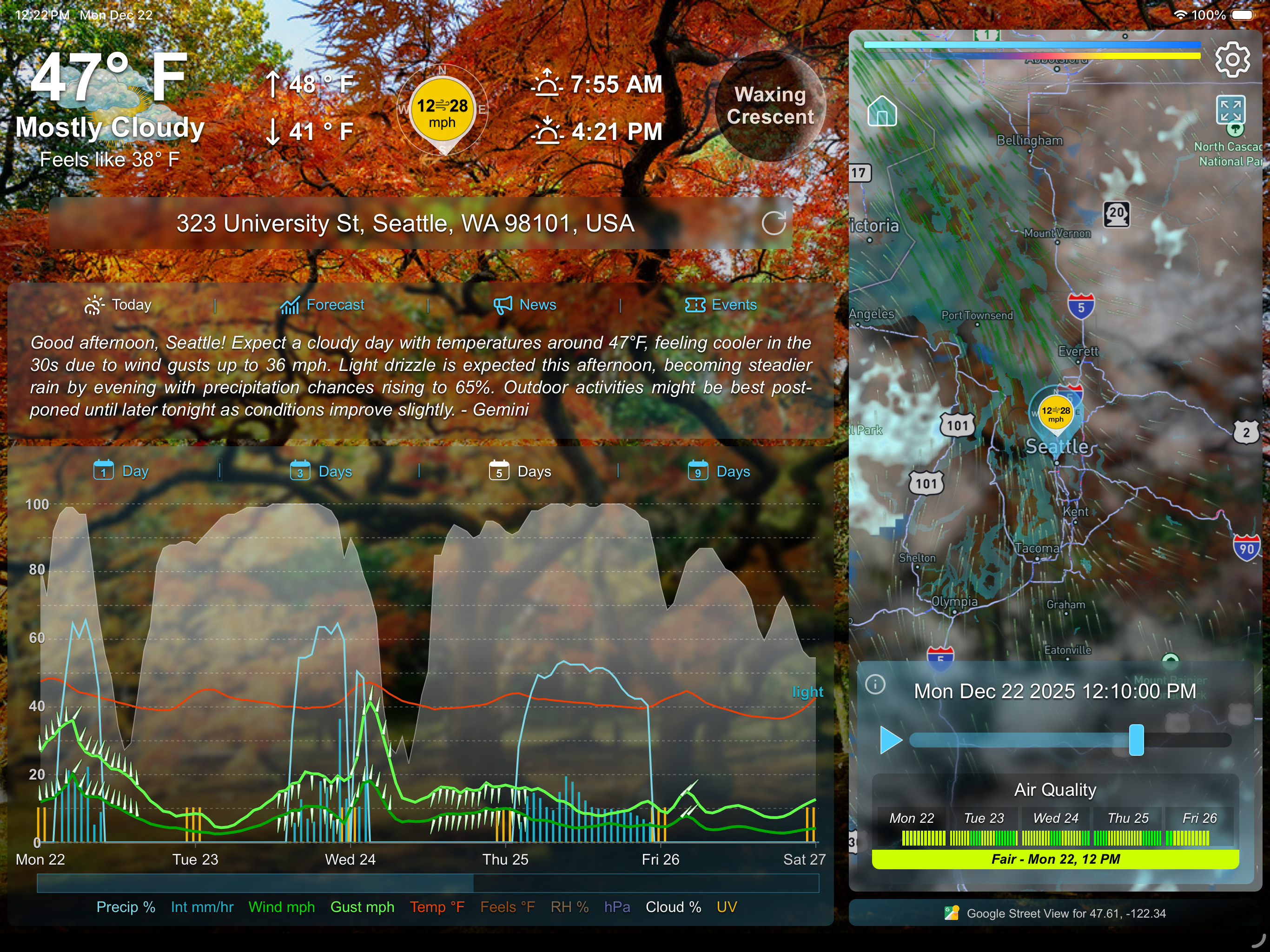 Weather Now Pro - Screenshot 2 showing product features and functionality