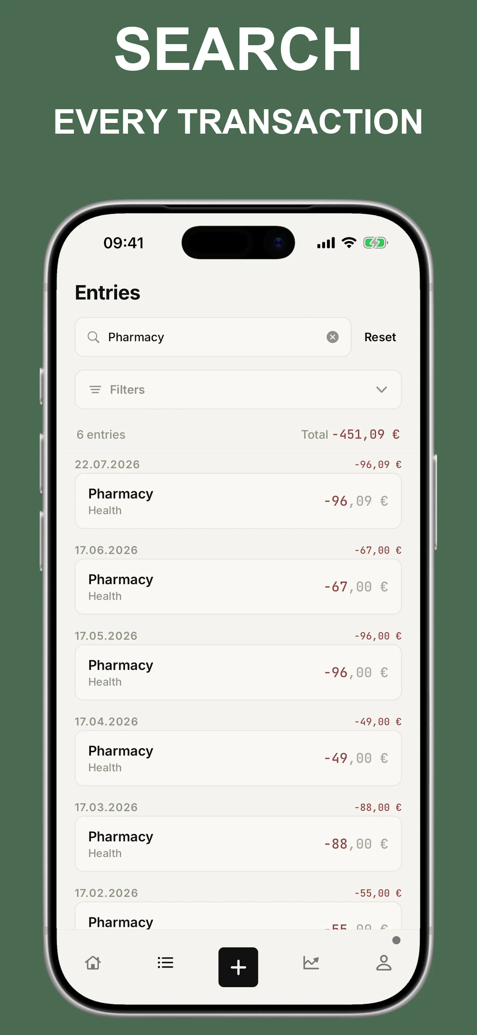 Haushaltsbuch & Budget Planer screenshot 3