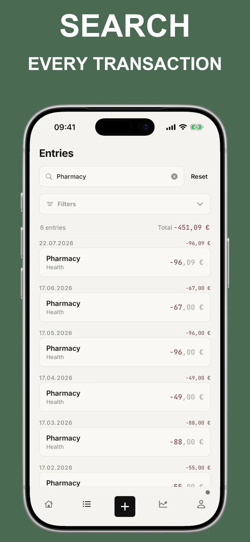 Haushaltsbuch & Budget Planer screenshot 3