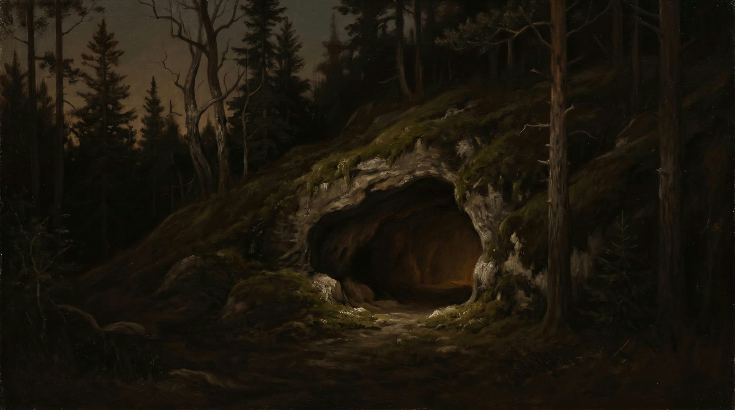 A Cave in the Woods