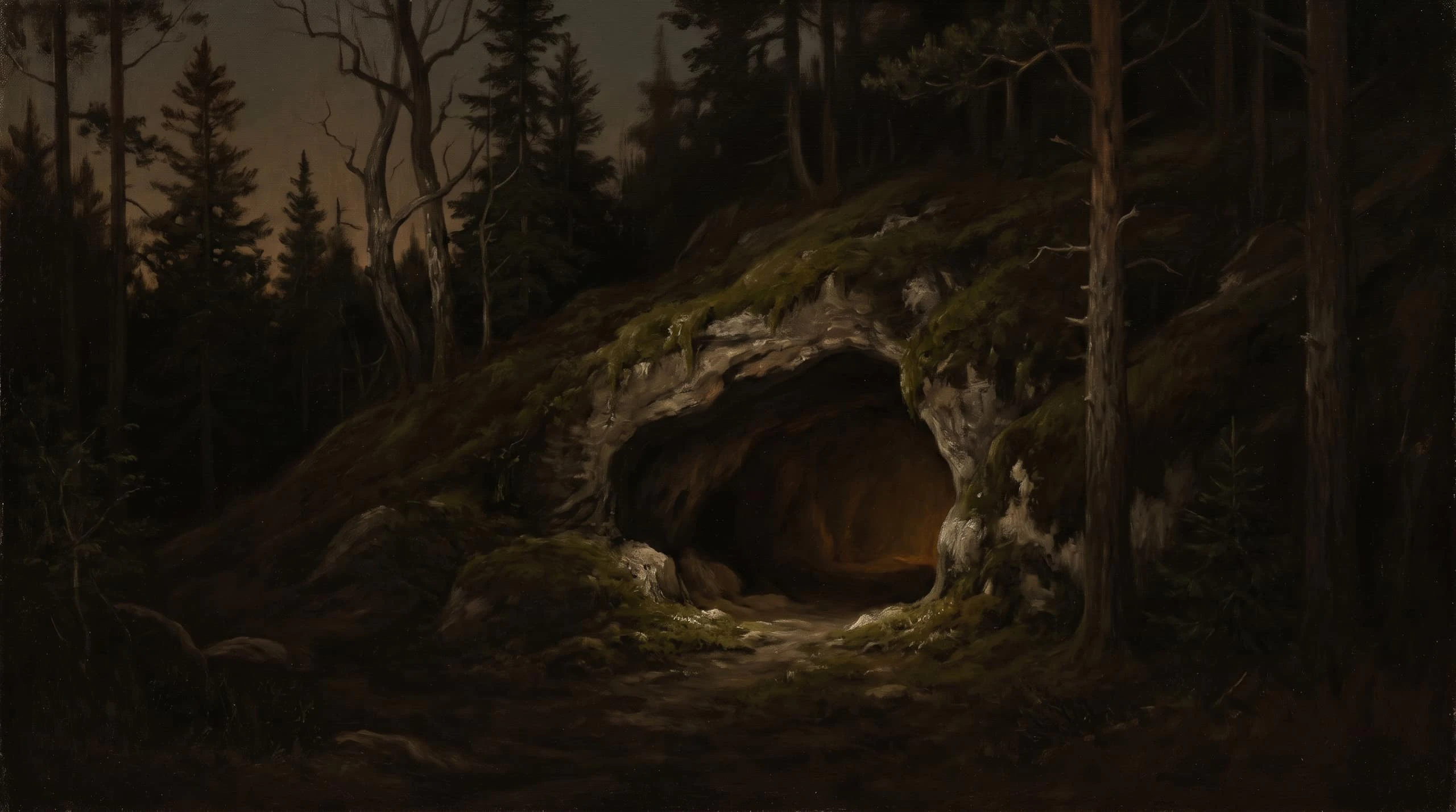 A Cave in the Woods logo