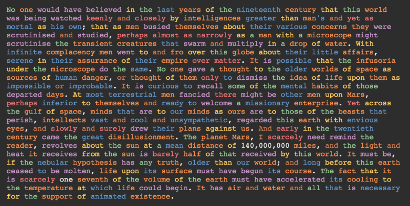 English Syntax Highlighter