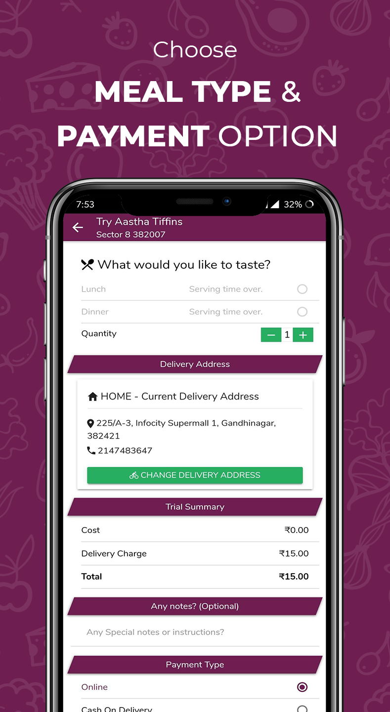 Madhuras - Tiffin Delivery App gallery image