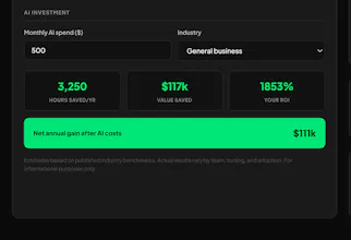 Automate Profit AI - Calculate AI ROI gallery image