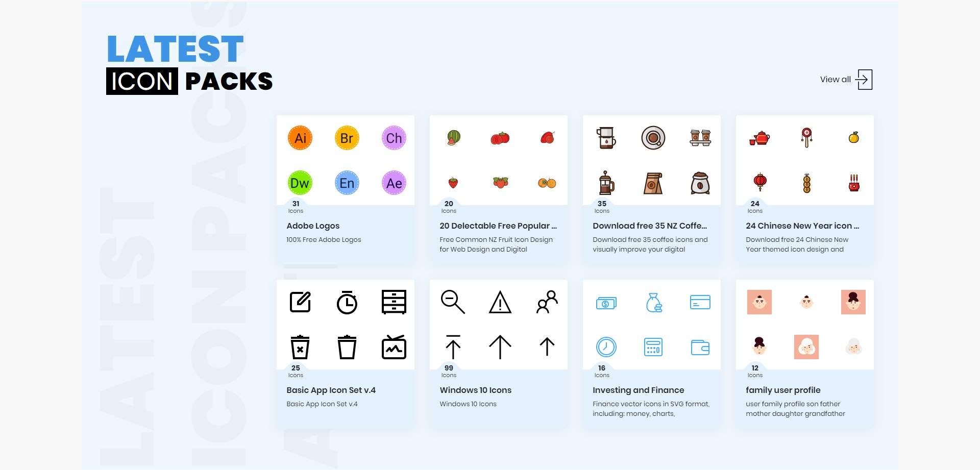 Free icons (beta) gallery image