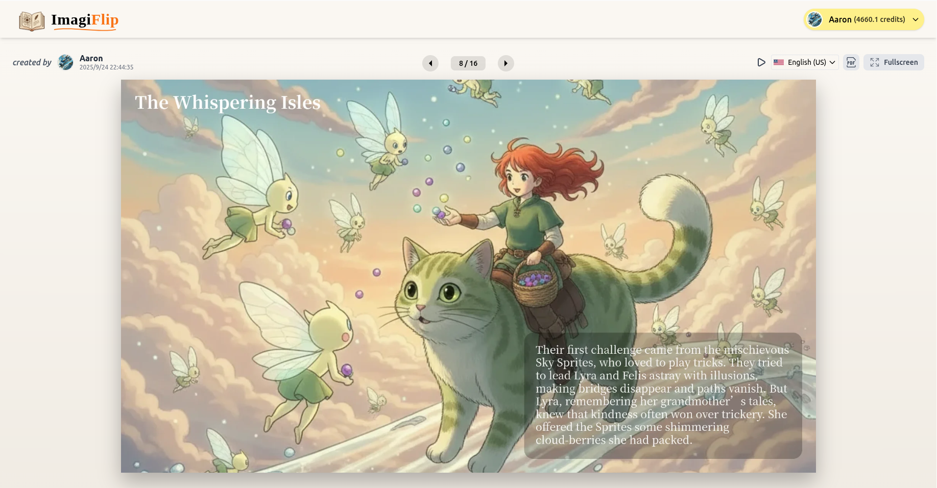ImagiFlip – AI Story Generator&Flipbook gallery image