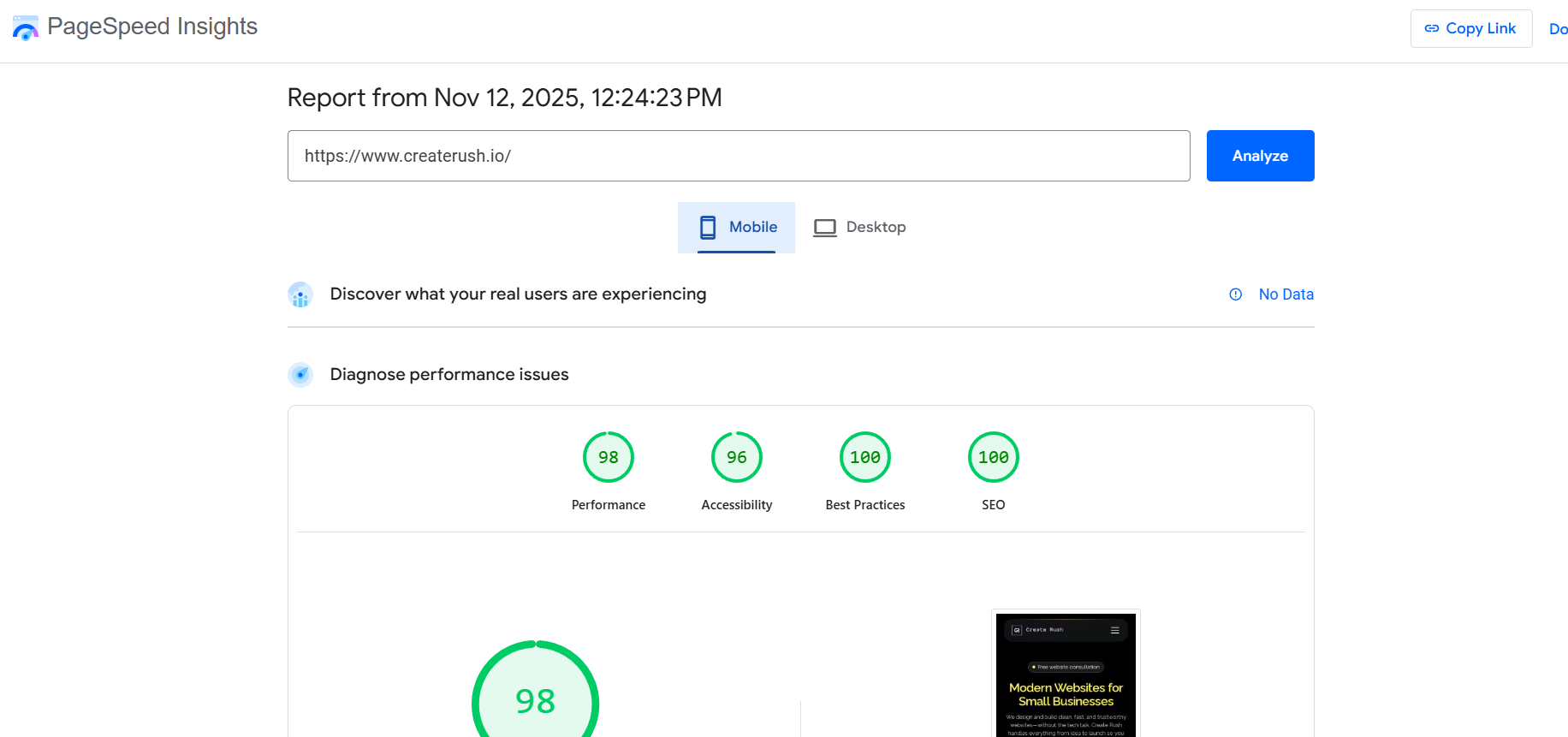 Create Rush gallery image