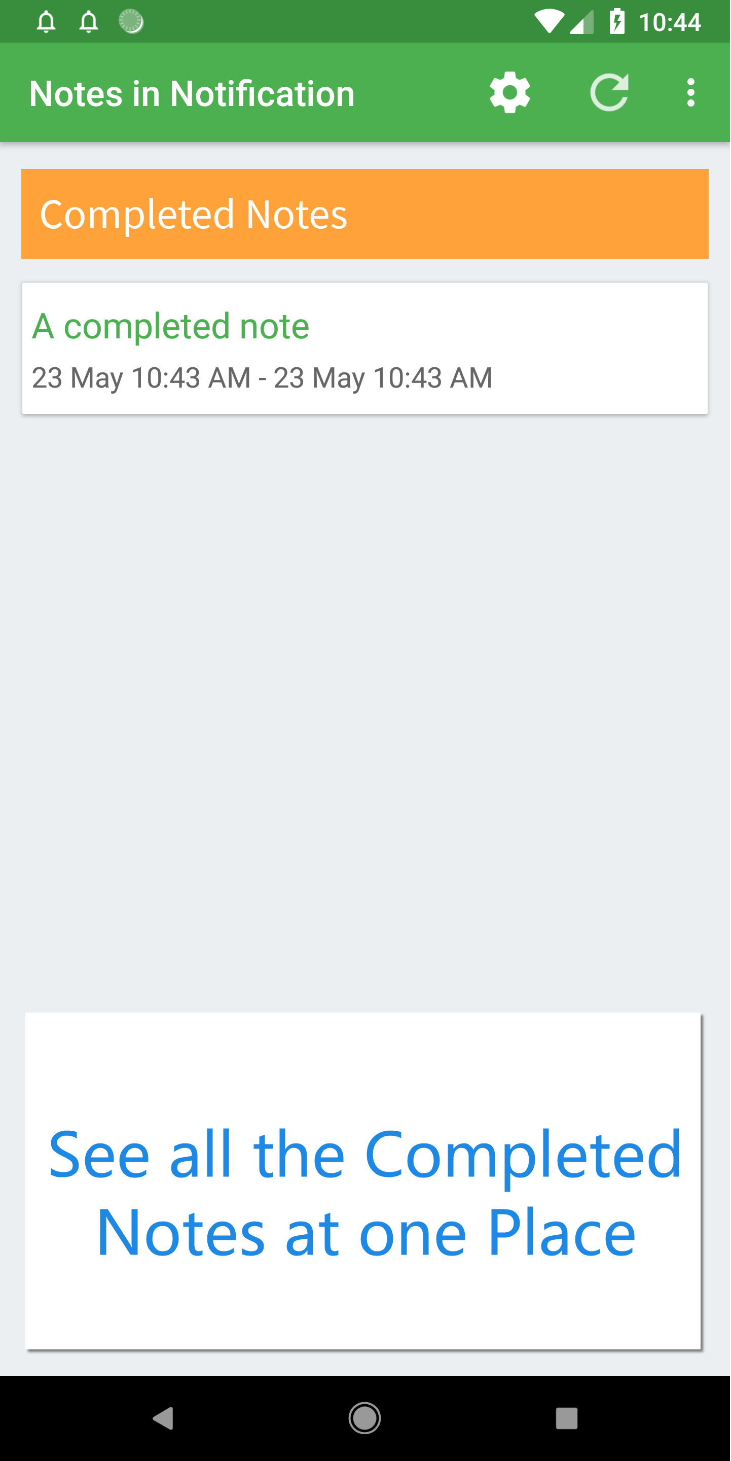 Notes in Notification gallery image