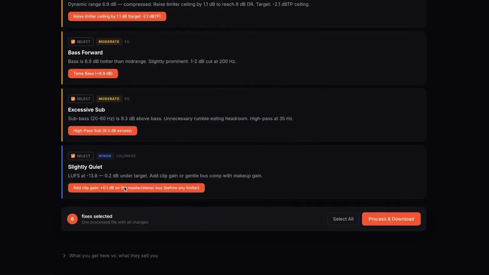MixDiagnose screenshot 1 (video preview)