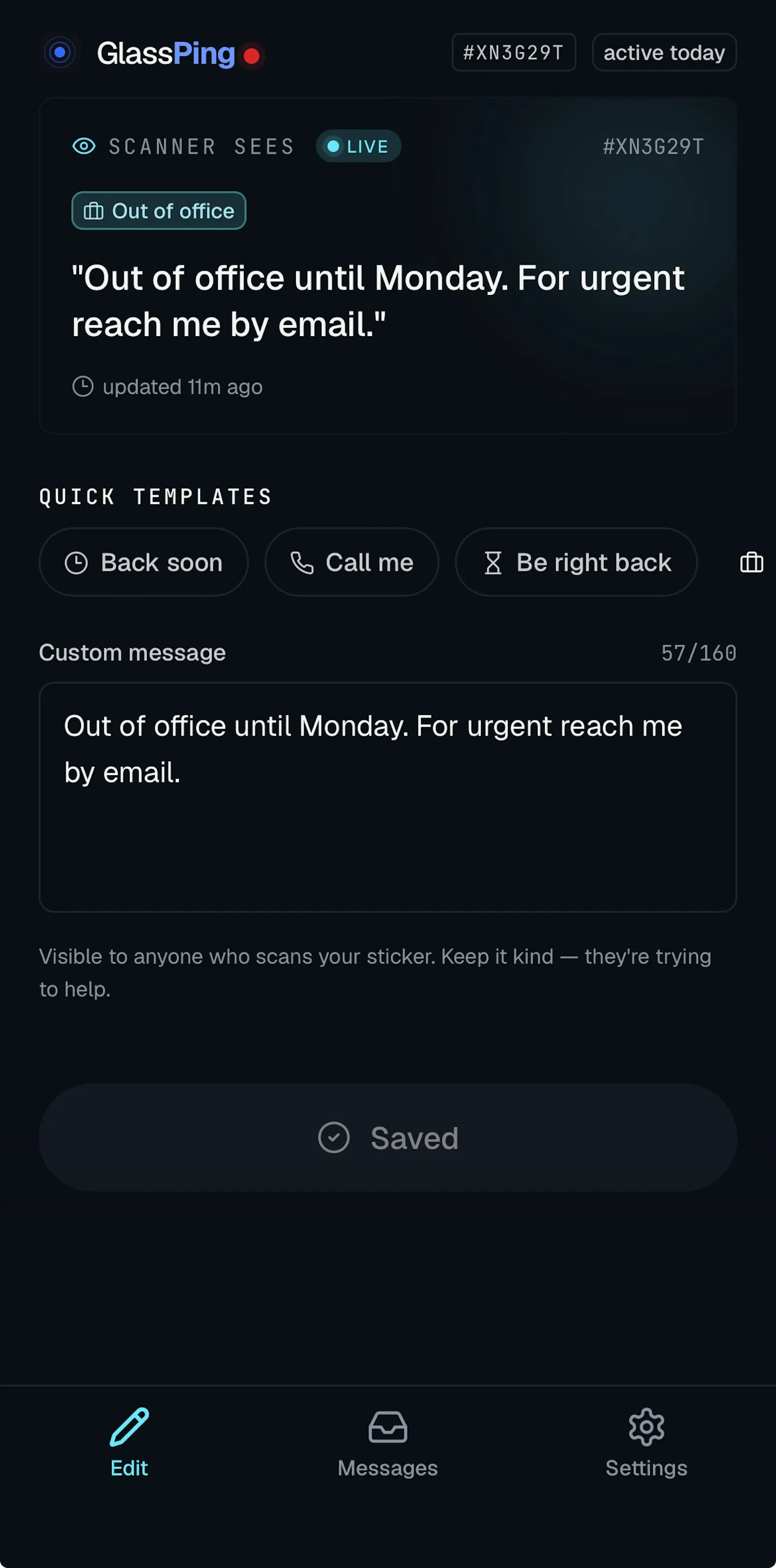 GlassPing screenshot 3