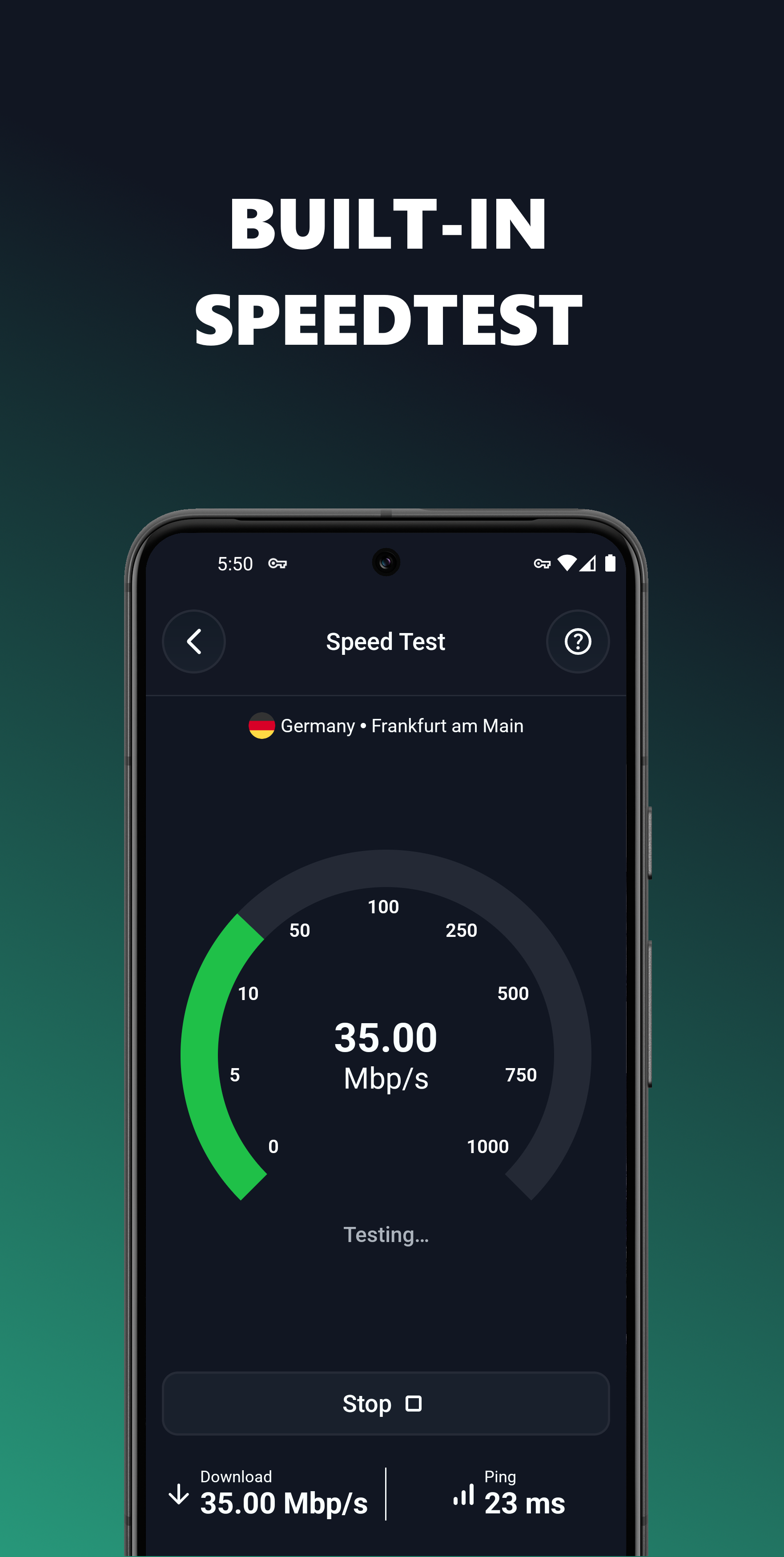 Nanovpn - Speedtest 도구가있는 또 다른 VPN 앱 미디어 2