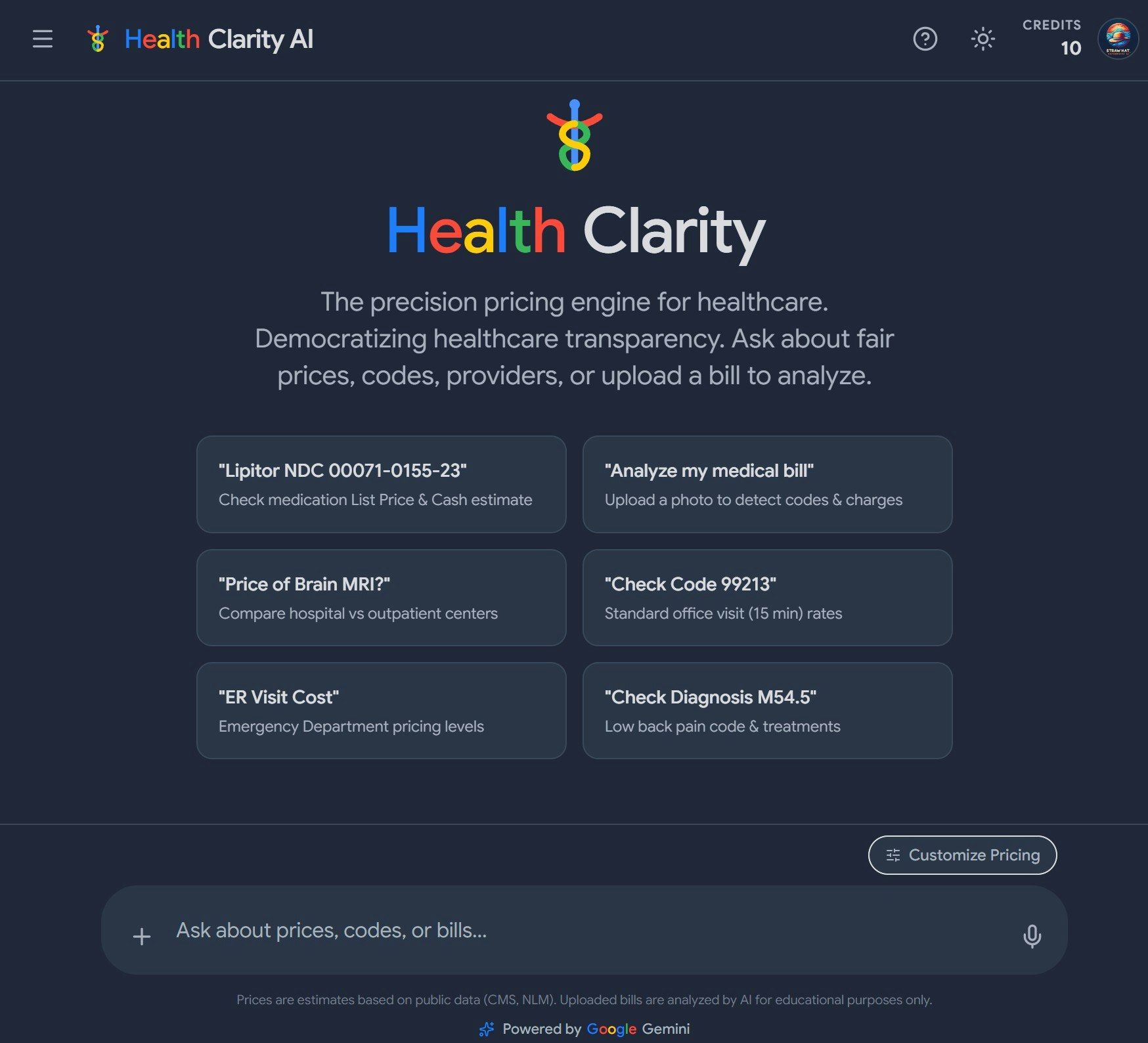 Health Clarity AI logo