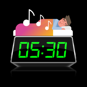 Relógio digital na hora de dormir