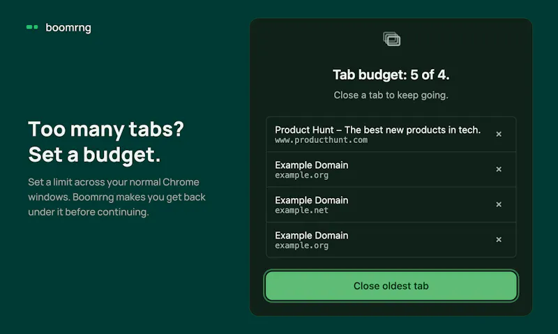 boomrng — intentional browsing screenshot 4