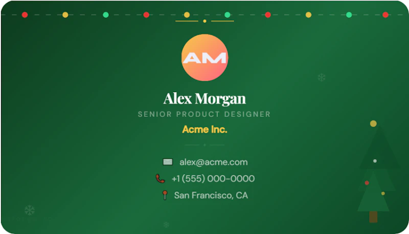 CardForge Digital Business Card Creator screenshot 2