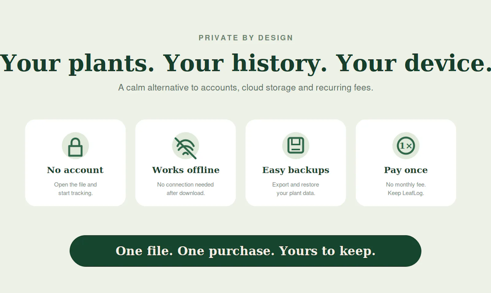 LeafLog screenshot 4
