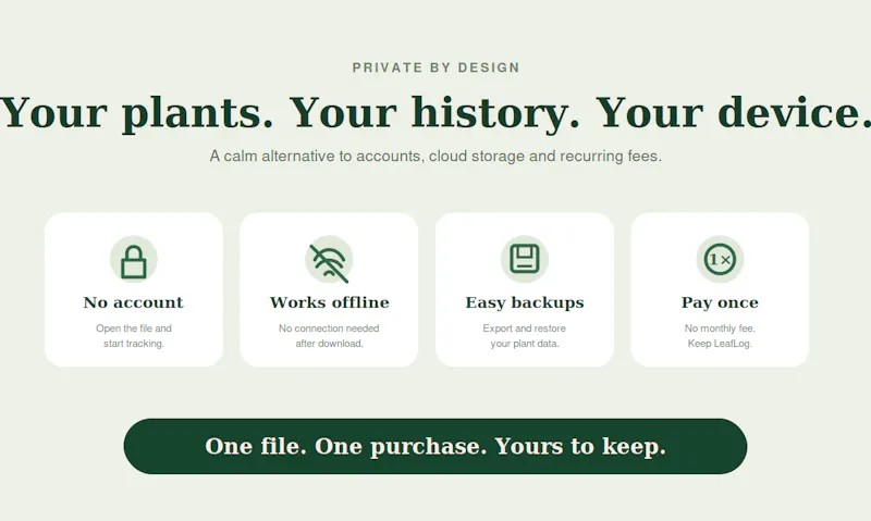 LeafLog screenshot 4
