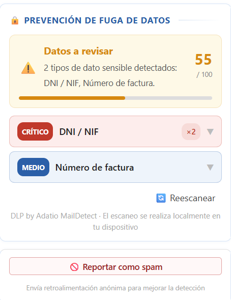 Adatio MailDetect gallery image