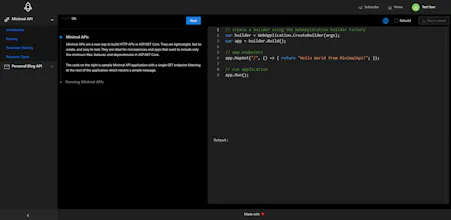 Interactive CSharp gallery image