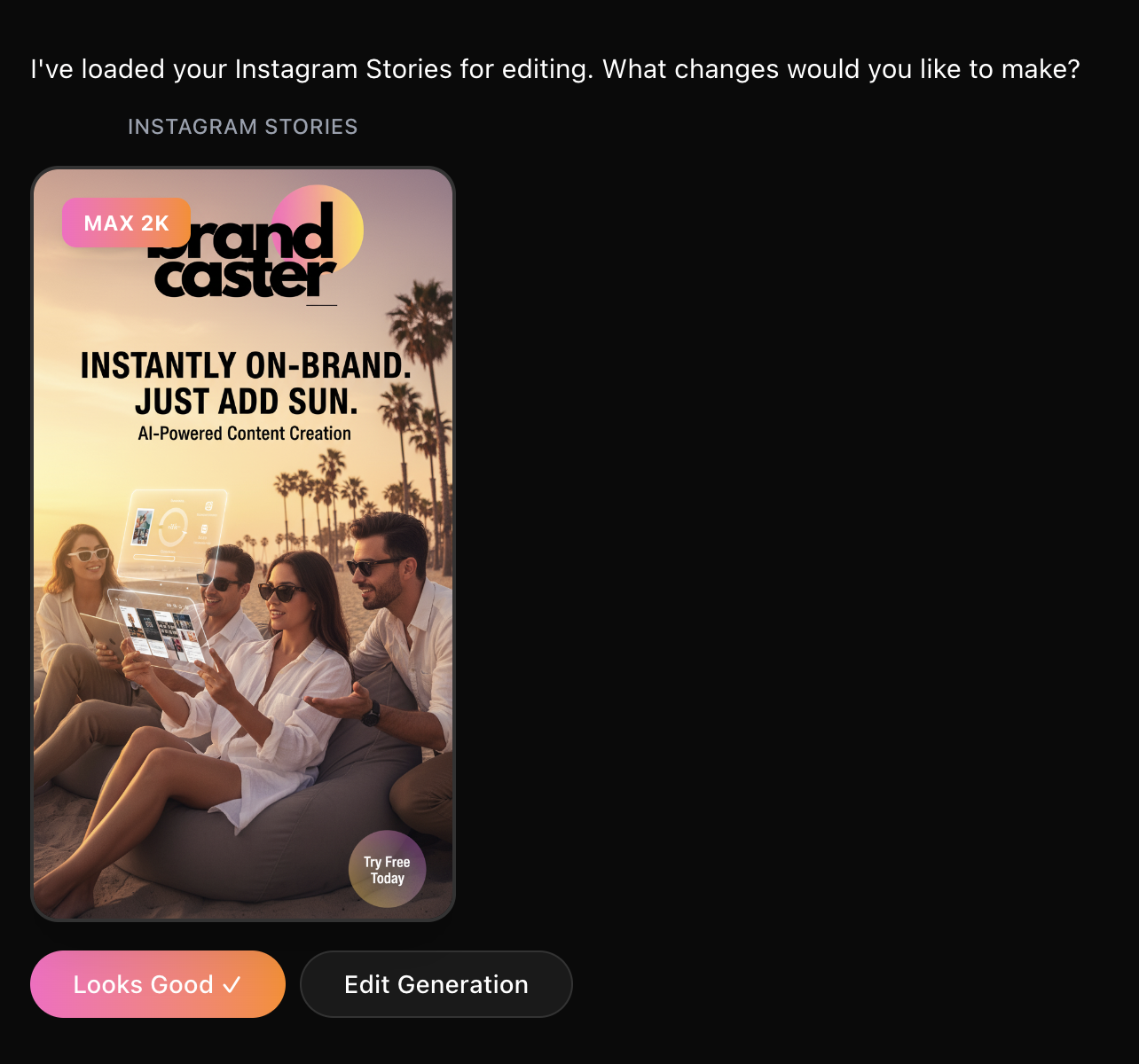 Brandcaster AI gallery image