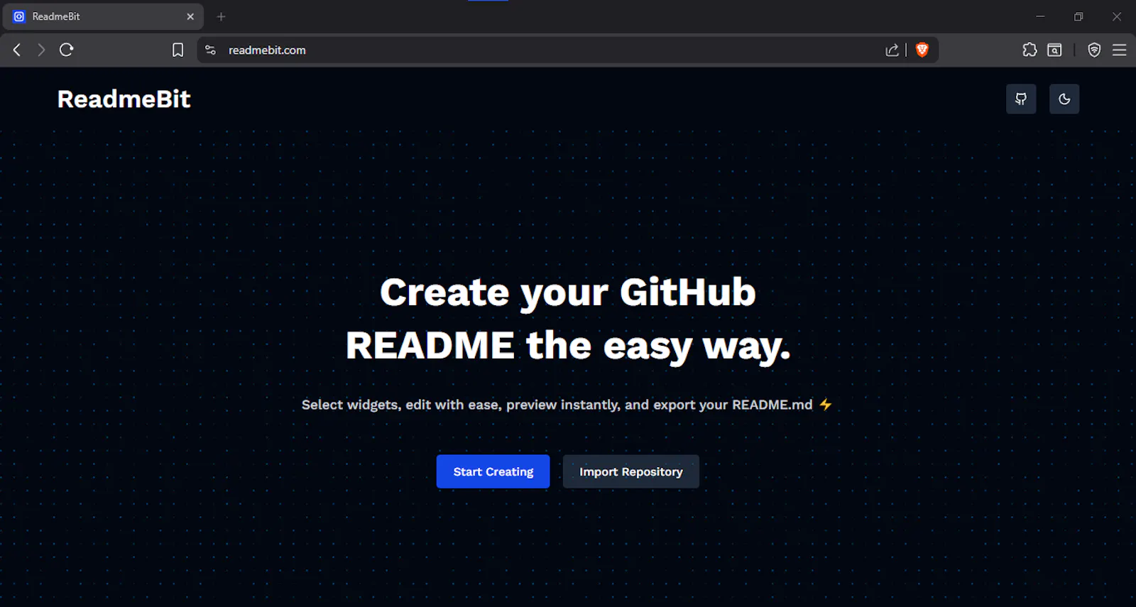 ReadmeBit screenshot 2
