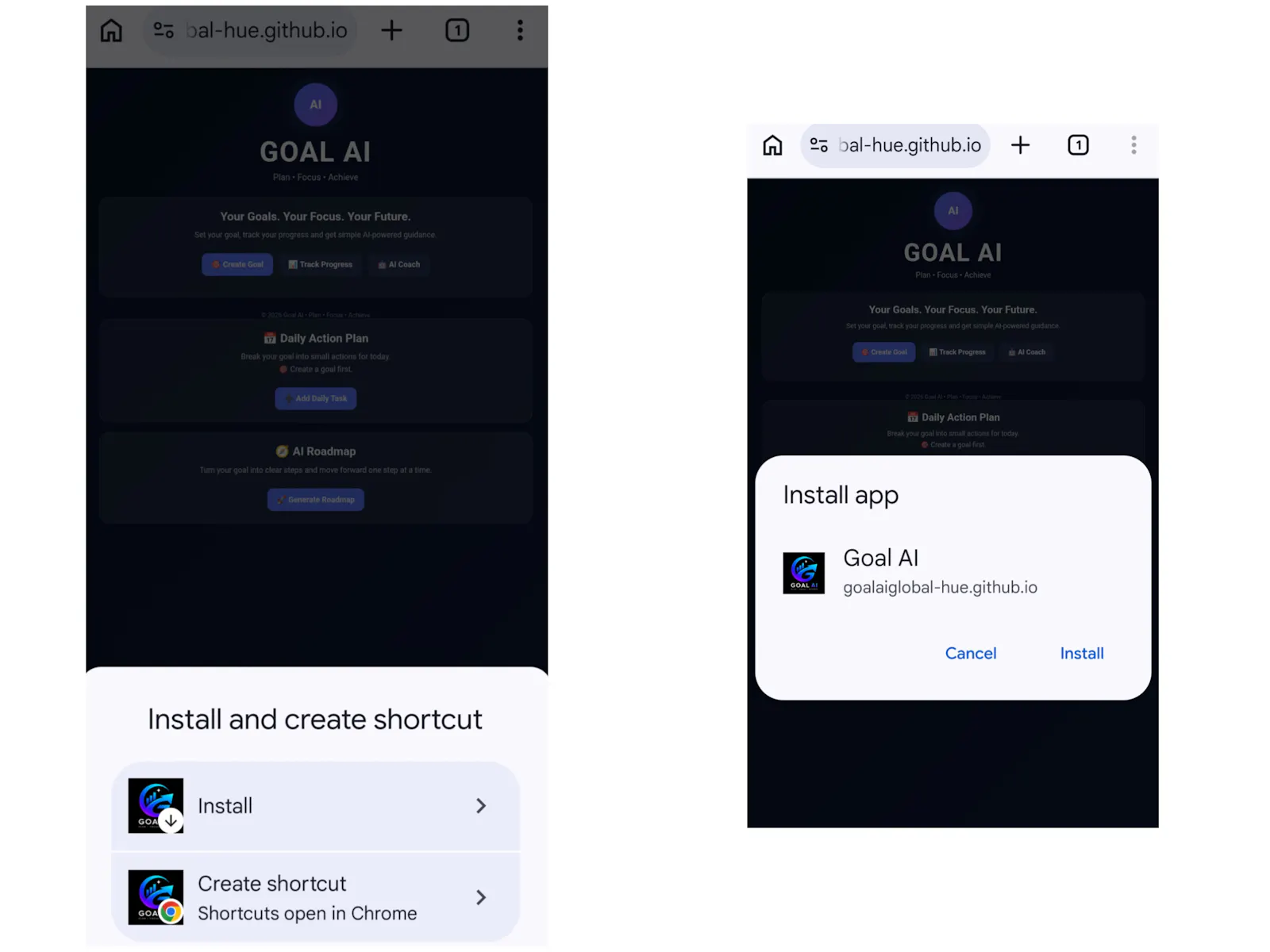 Goal AI screenshot 1