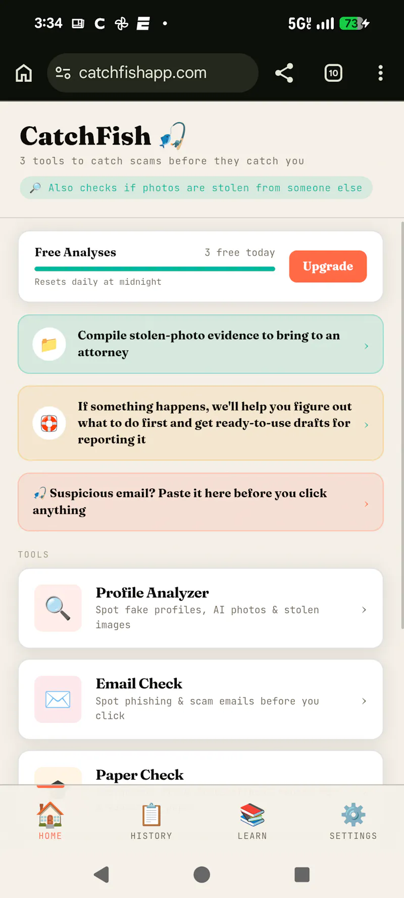 CatchFish — Catfish & Scam Detector screenshot 4