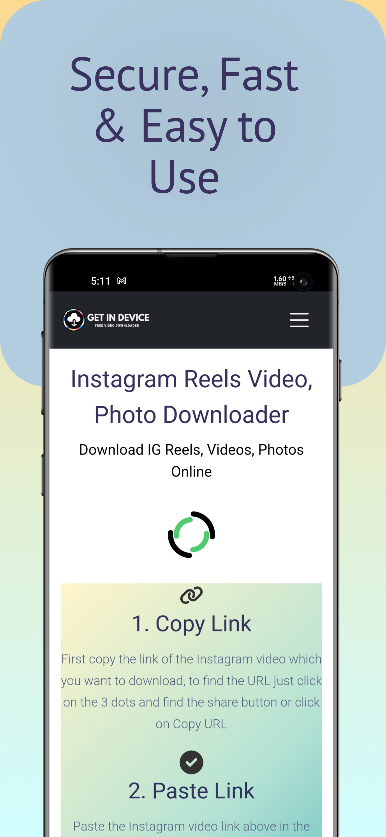 GetIndevice - Social Video Downloader media 4